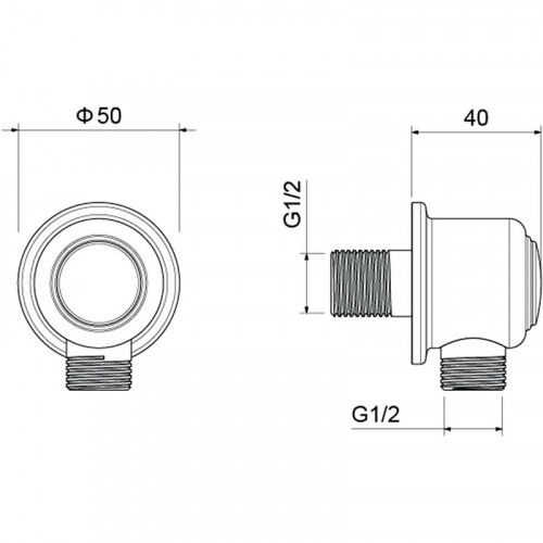 Шланговое подключение Aquatek Классик AQ2461MB Черное матовое