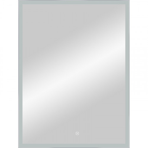 Зеркало Континент Frame Silver 600х800 ЗЛП891 с подсветкой с сенсорным выключателем стекло