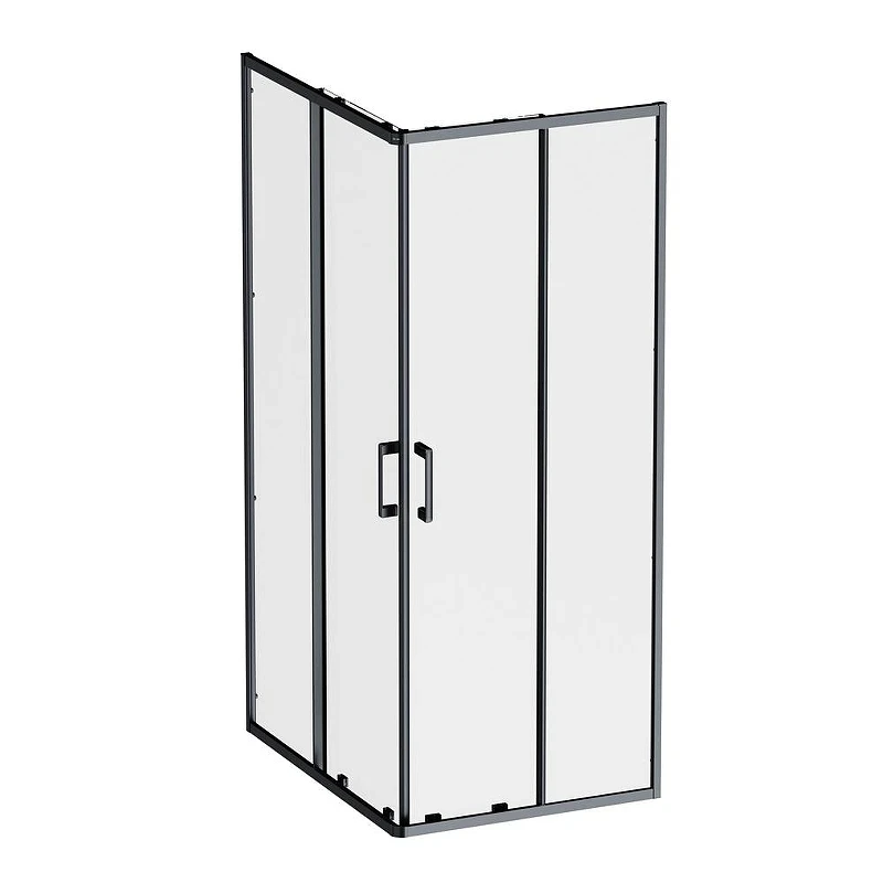Душевой уголок AM.PM Above 120х80 W9XG-403-12080-BT профиль Черный матовый стекло прозрачное