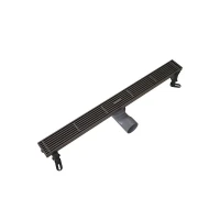 Душевой лоток Knotlor Шторм 60 SDRW0600LGM с решеткой цвет Вороненая сталь