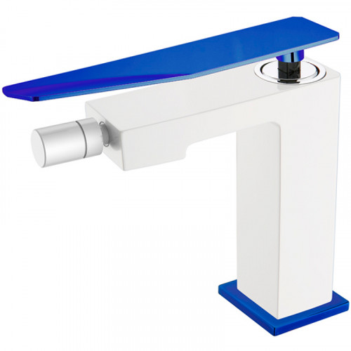 Смеситель для биде Boheme Q 146-WUW.2 Белый Синий латунь