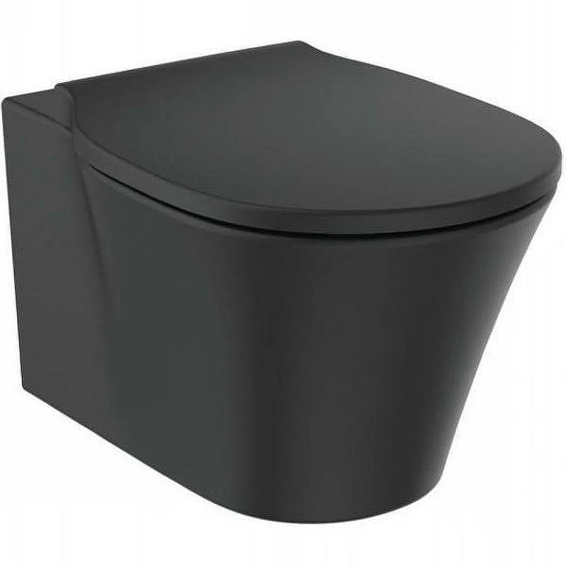 Унитаз подвесной Ideal Standard Connect Air E0054V3 Черный шелк без сиденья