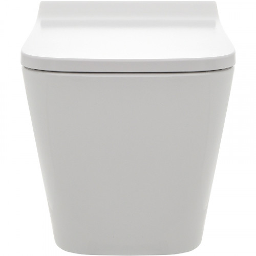 Унитаз AQUAme AQM2004 подвесной Белый глянец с сиденьем Микролифт фаянс подвесной