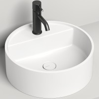 Раковина-чаша Salini Armonia TOP 202 45 130117G Белая глянцевая искусственный камень (литьевой мрамор) накладная