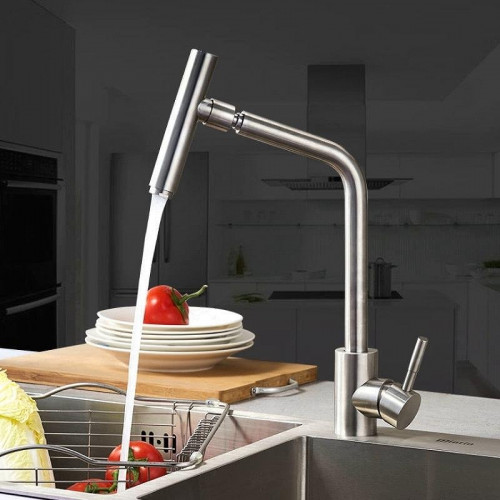 Смеситель для кухни Fashun A54001-A цвет Сатин