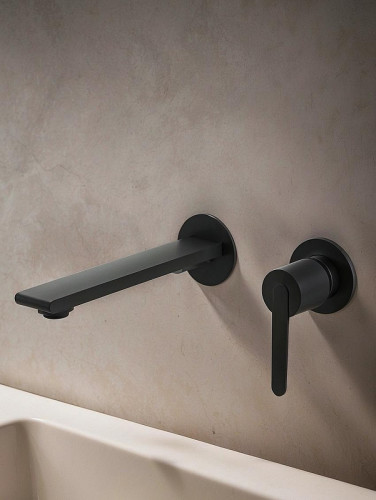 Смеситель для раковины AltroBagno Unione 010508 MB цвет Черный матовый