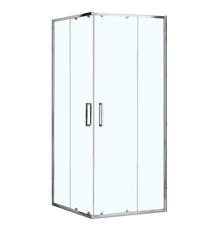 Душевой уголок Loranto Neo 90х90 CS-21809-90 профиль Серебро стекло прозрачное