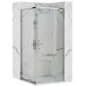 Душевой уголок Loranto Neo 90х90 CS-21809-90 профиль Серебро стекло прозрачное