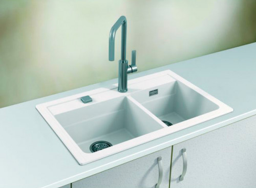 Кухонная мойка Alveus Granital Atrox 50 Beige G55 790x500 1132000 Бежевая искусственный камень (литьевой мрамор) встраиваемая сверху, встраиваемая снизу