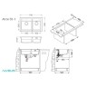 Кухонная мойка Alveus Granital Atrox 50 Beige G55 790x500 1132000 Бежевая искусственный камень (литьевой мрамор) встраиваемая сверху, встраиваемая снизу