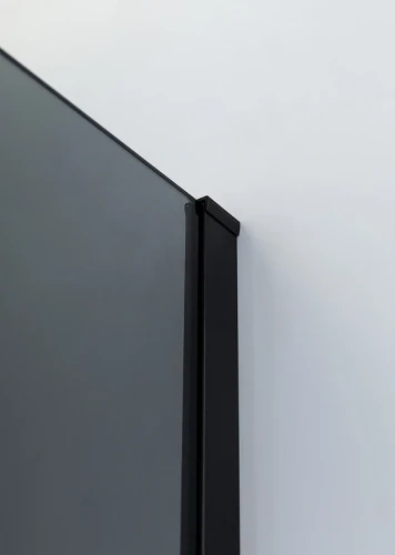 Душевой уголок Cezares Slider 90x80 SLIDER-AH-2-70/80-80/90-GRIGIO-NERO профиль Черный матовый стекло серое