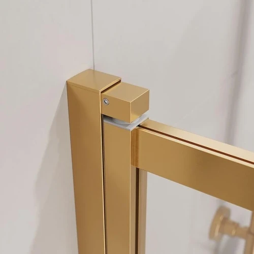 Шторка на ванну Cezares Slider 90 SLIDER-VF-11-90/150-C-BORO профиль Брашированное золото стекло прозрачное
