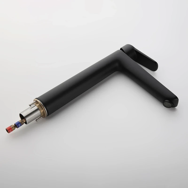 Смеситель для раковины Abelsberg Lineara UNF23509MB цвет Вулканический черный