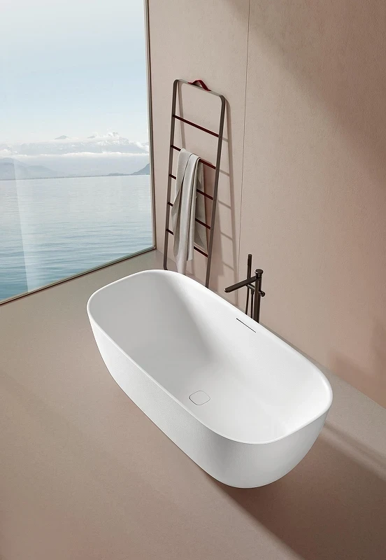 Ванна из искусственного камня AltroBagno Luciana 170x80 090221 цвет Белый