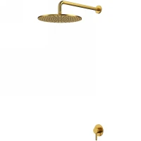 Душевая система Whitecross Y brushed gold YSET01GLB Брашированное золото латунь встраиваемый