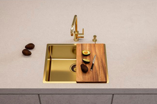 Кухонная мойка Alveus Kombino 50 Monarch Copper SAT-90 540x440x195 F/S 1120903 Медь нержавеющая сталь встраиваемый