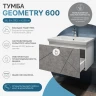 Тумба под раковину Vigo Geometry 60 033 подвесная цвет Бетон