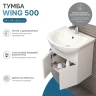 Тумба под раковину Vigo Wing 50 tp.WIN.BAL.50.2D подвесная цвет Белый