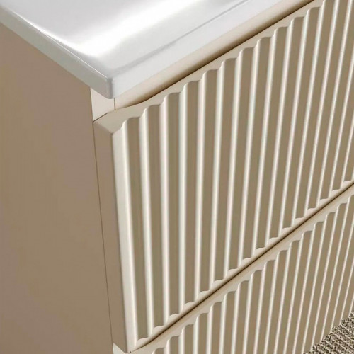 Тумба под раковину Sancos Snob R 100 R SNR100RCE подвесная Beige Soft МДФ / ЛДСП