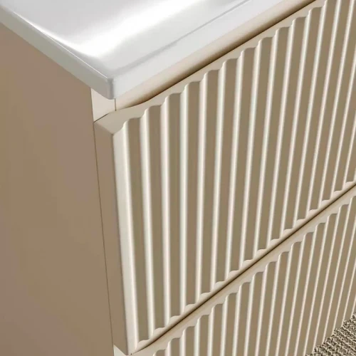 Тумба под раковину Sancos Snob R 100 R SNR100RCE подвесная Beige Soft МДФ / ЛДСП