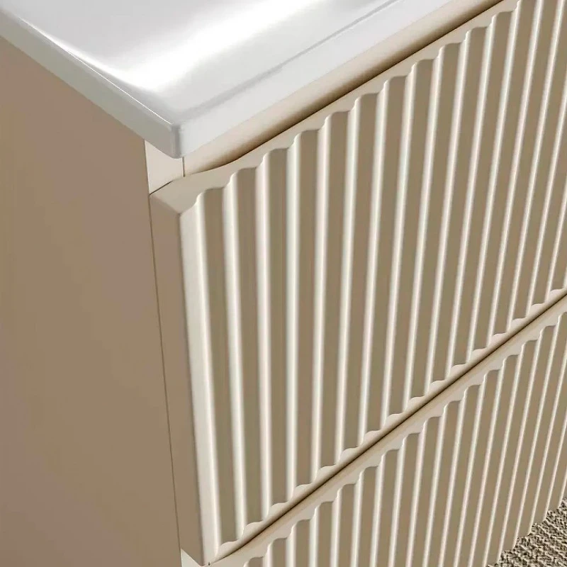 Тумба под раковину Sancos Snob R 100 R SNR100RCE подвесная Beige Soft МДФ / ЛДСП
