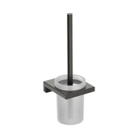 Ершик для унитаза AQUAme Tivoli AQM7313GM цвет Оружейный металл
