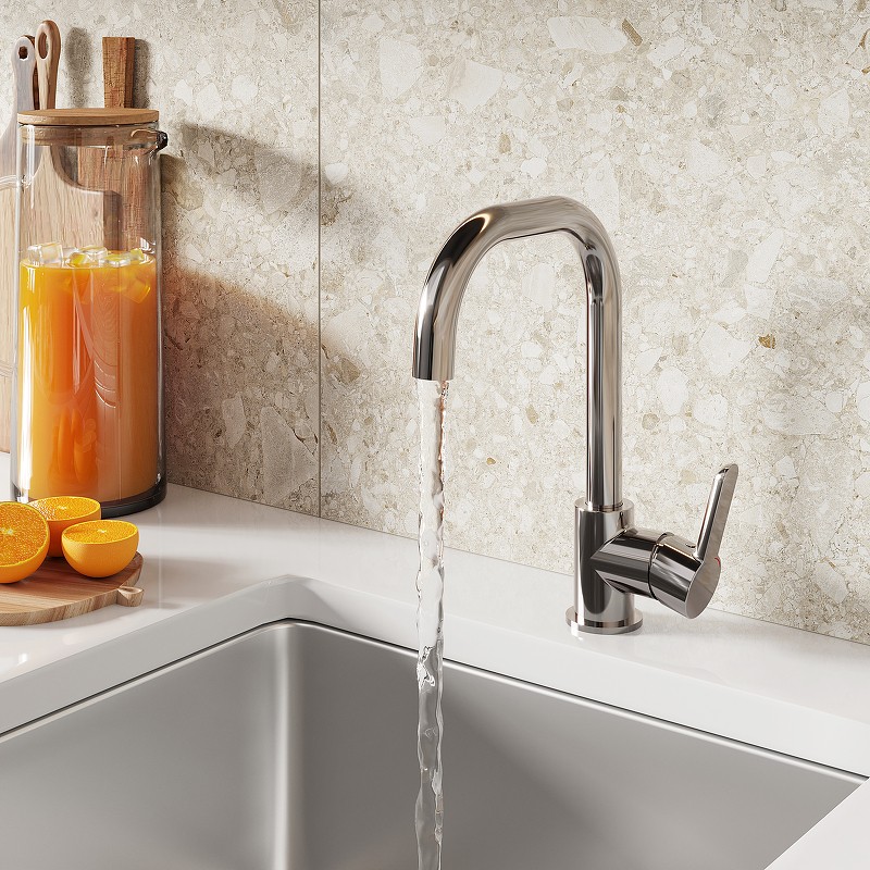Смеситель для кухни Laparet Legna Plus N3063502LPT Хром латунь