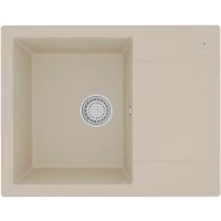 Кухонная мойка Lemark Imandra 640 9910020 Бежевая искусственный камень (литьевой мрамор) встраиваемый