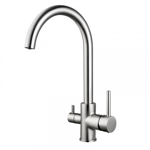 Смеситель для кухни Shevanik S128L цвет Сатин