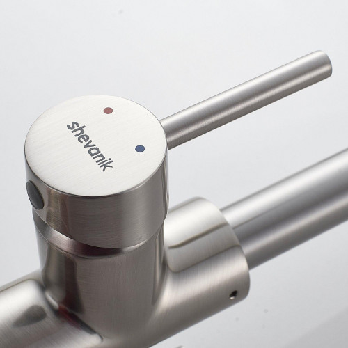 Смеситель для кухни Shevanik S128L цвет Сатин