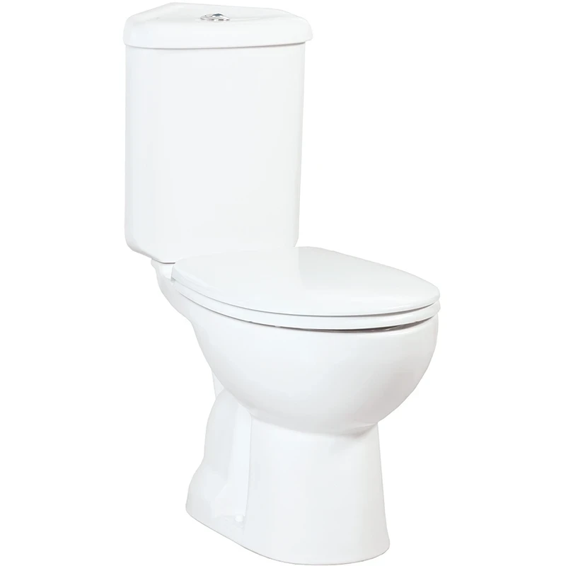 Унитаз компакт Creavit Corner SD310-11CB00E-0000 угловой Белый без бачка и сиденья фарфор напольный