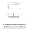 Акриловая ванна Vayer Boomerang 180x80 L Гл000010188 без гидромассажа