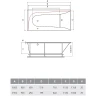 Акриловая ванна Vayer Boomerang 180x80 L Гл000010188 без гидромассажа