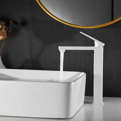 Смеситель для раковины Shevanik S6811C цвет Белый