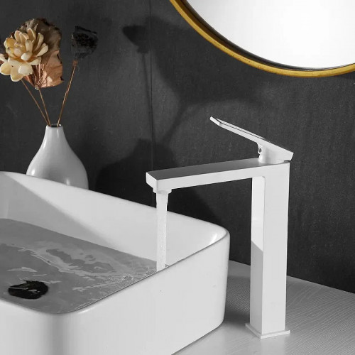 Смеситель для раковины Shevanik S6811C цвет Белый