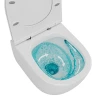 Комплект унитаза Owl 1975 Vind Cirkel-H TOWLT190302 с инсталляцией Grohe Rapid SL 38811KF0 с сиденьем Микролифт и Черной матовой клавишей смыва фарфор подвесной
