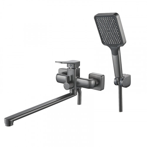 Смеситель для ванны Shevanik S9922T универсальный цвет Оружейная сталь