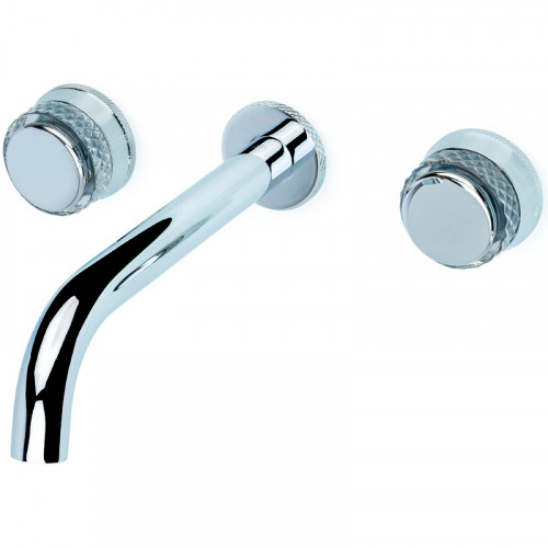 Смеситель для раковины Boheme Aura 152-2-CR-A Хром латунь встраиваемый