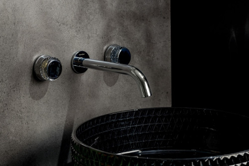 Смеситель для раковины Boheme Aura 152-2-CR-A Хром латунь встраиваемый