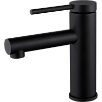 Смеситель для раковины Abber Emotion AF8810B Черный матовый латунь