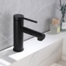 Смеситель для раковины Abber Emotion AF8810B Черный матовый латунь