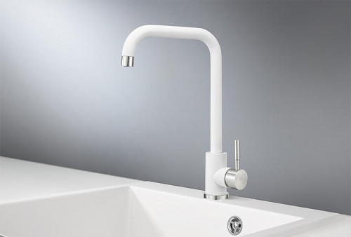 Смеситель для кухни Granula Standart ST-4033 цвет Белый