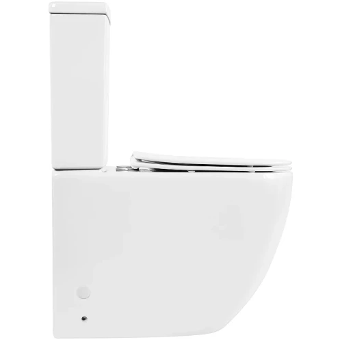 Унитаз компакт BelBagno Amanda BB051CPR/BB051SC без бачка с сиденьем Микролифт фаянс напольный