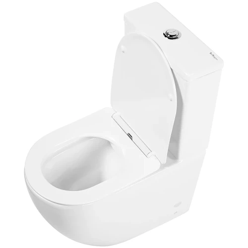 Унитаз компакт BelBagno Amanda BB051CPR/BB051SC без бачка с сиденьем Микролифт фаянс напольный