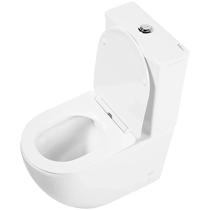 Унитаз компакт BelBagno Amanda BB051CPR/BB051SC без бачка с сиденьем Микролифт фаянс напольный