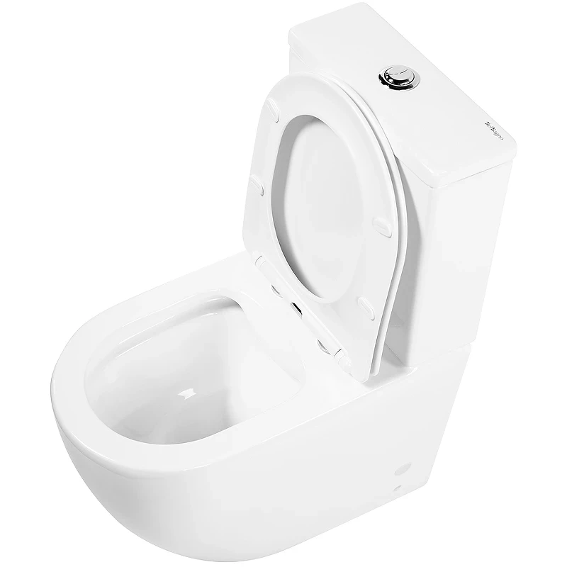 Унитаз компакт BelBagno Amanda BB051CPR/BB051SC без бачка с сиденьем Микролифт фаянс напольный