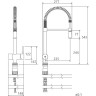 Смеситель для кухни Shouder Pull out Alster 0290507