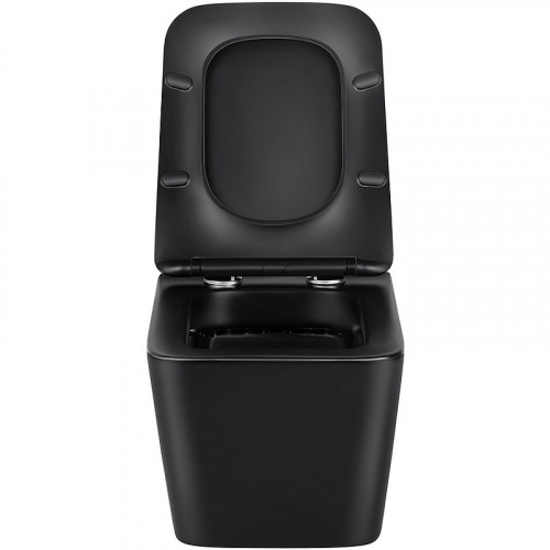 Унитаз Vincea Q-Line VT1-12MB подвесной Черный матовый с сиденьем Микролифт фарфор подвесной