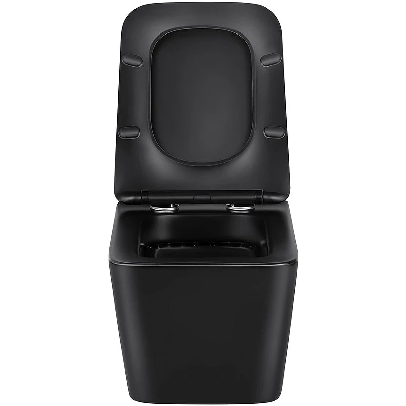 Унитаз Vincea Q-Line VT1-12MB подвесной Черный матовый с сиденьем Микролифт фарфор подвесной