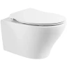 Комплект унитаза с инсталляцией BelBagno Acqua BB340CHR/BB2020SC/BB002-80/BB005-PR-CHROME с сиденьем Микролифт и клавишей смыва Хром глянцевый фаянс подвесной